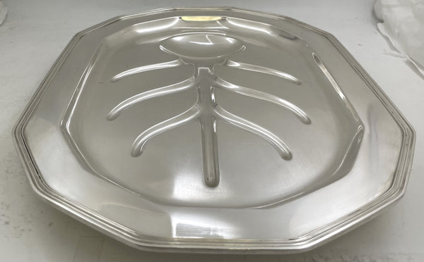 Tiffany & Co. Sterling Silver 1923 Well & Tree Platter Tray in Art Deco Style