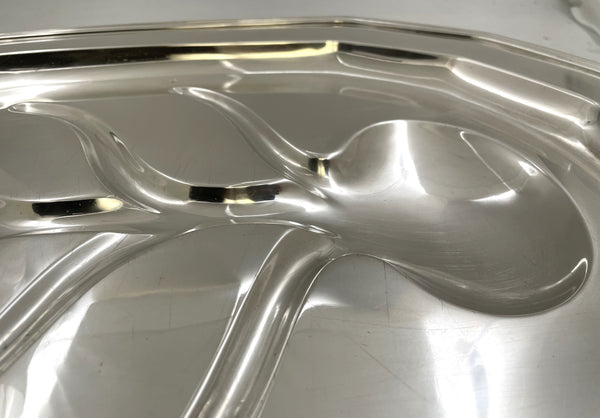 Tiffany & Co. Sterling Silver 1923 Well & Tree Platter Tray in Art Deco Style