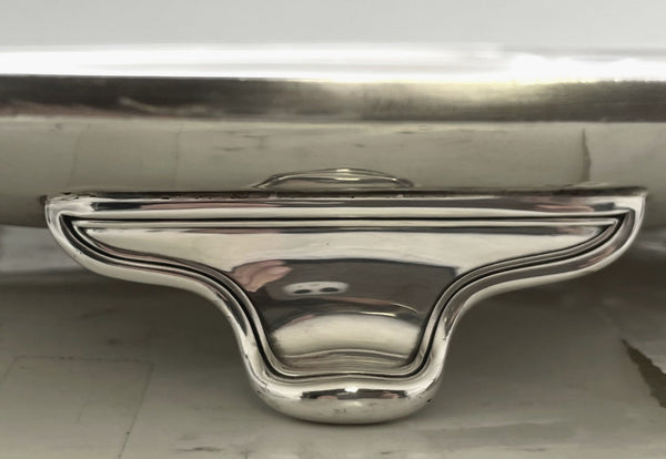 Tiffany & Co. Sterling Silver 1923 Well & Tree Platter Tray in Art Deco Style