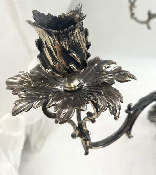 R. Calderwood Sterling Silver Epergne Centerpiece from Mid-18th Century