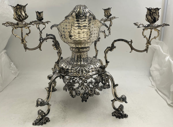 R. Calderwood Sterling Silver Epergne Centerpiece from Mid-18th Century