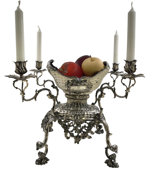 R. Calderwood Sterling Silver Epergne Centerpiece from Mid-18th Century