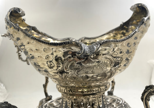 R. Calderwood Sterling Silver Epergne Centerpiece from Mid-18th Century