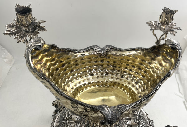 R. Calderwood Sterling Silver Epergne Centerpiece from Mid-18th Century