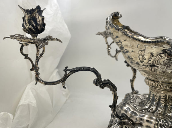 R. Calderwood Sterling Silver Epergne Centerpiece from Mid-18th Century