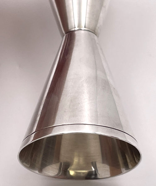 Tiffany & Co. Sterling Silver Cocktail Bar Jigger in Mid-Century Modern Style