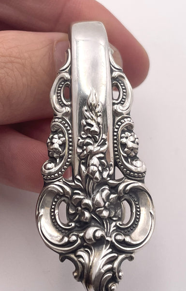 Grande Baroque Wallace Set of 12 Sterling Silver Napkin Clips