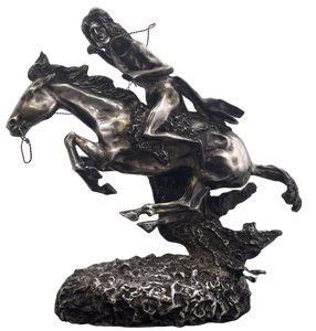 Frederic Remington Rare Sterling Silver "Cheyenne" Sculpture Limited Edition