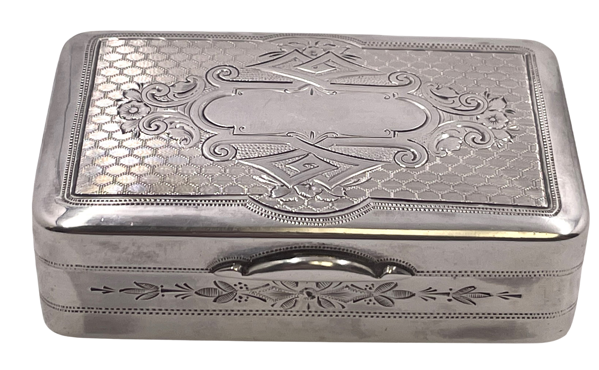 Gorham Silver Snuff Box from Mid-19th Century