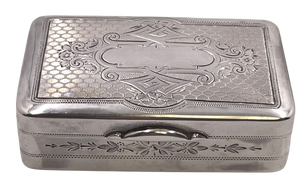 Gorham Silver Snuff Box from Mid-19th Century