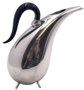 Rare Pomellato Sterling Silver Pitcher in Mid-Century Modern Style