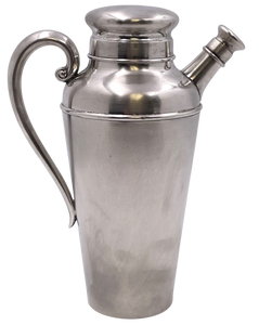 S. Kirk & Son Sterling Silver Cocktail Shaker in Mid-Century Modern Style