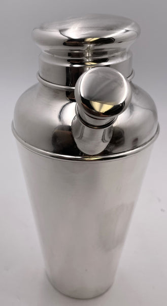 S. Kirk & Son Sterling Silver Cocktail Shaker in Mid-Century Modern Style