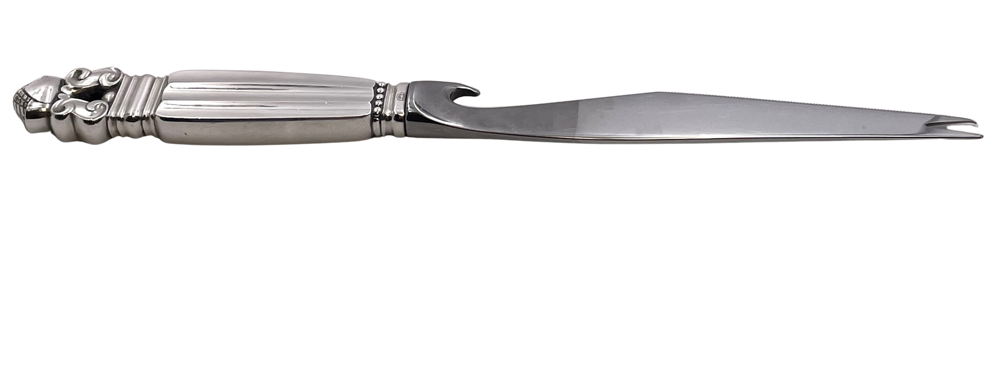 Georg Jensen Sterling Silver Bar Knife in Acorn Pattern