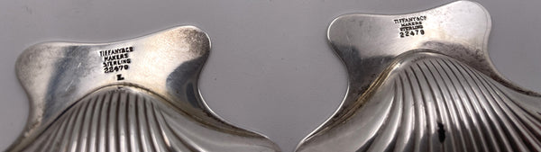 Tiffany & Co. Set of 3 Sterling Silver Shell-Shaped Dishes