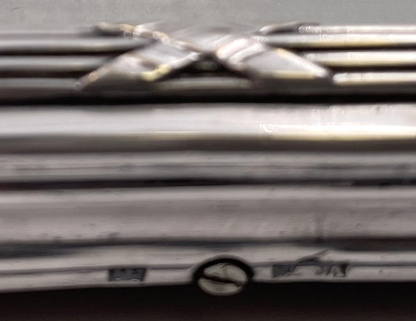 French Sterling Silver Mirrored Plateau in Louis XV Style from 19th Century