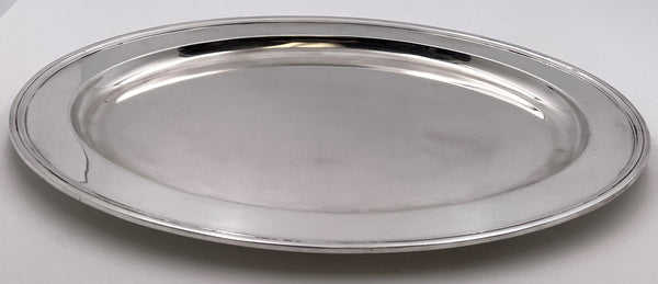 Tiffany & Co. Sterling Silver 1923 Platter Tray in Art Deco Style