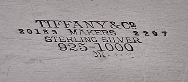 Tiffany & Co. Sterling Silver 1923 Platter Tray in Art Deco Style