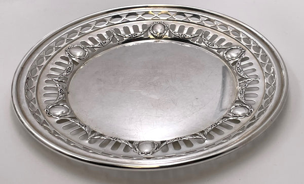 Gorham Durgin Set of 12 Sterling Silver Chargers / Plates and 12 Bread Plates from Early 20th Century