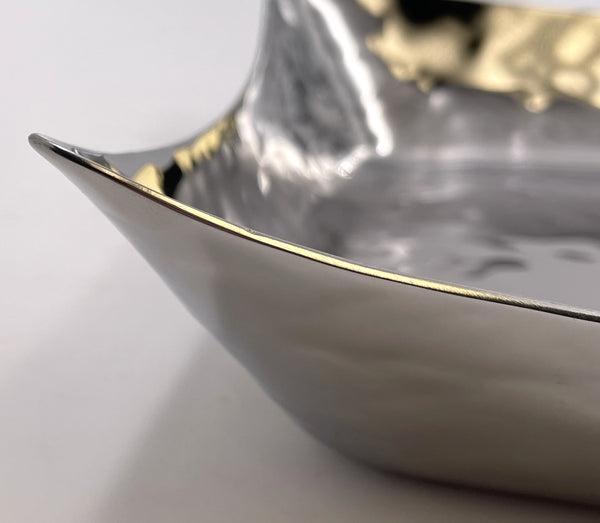 Simon Pearce Silver Centerpiece Dish