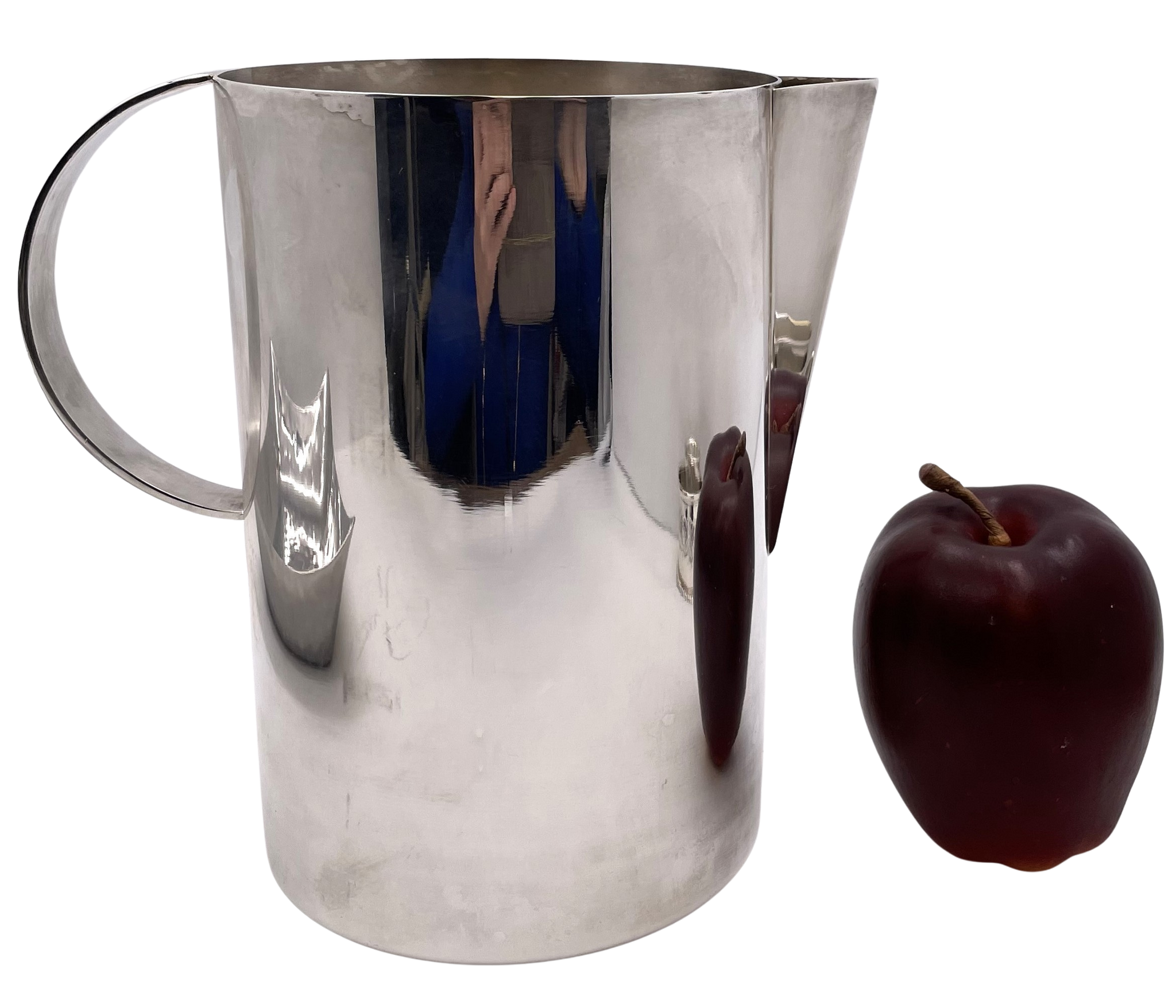 Calvin Klein Silver Pitcher in Mid-Century Modern Style