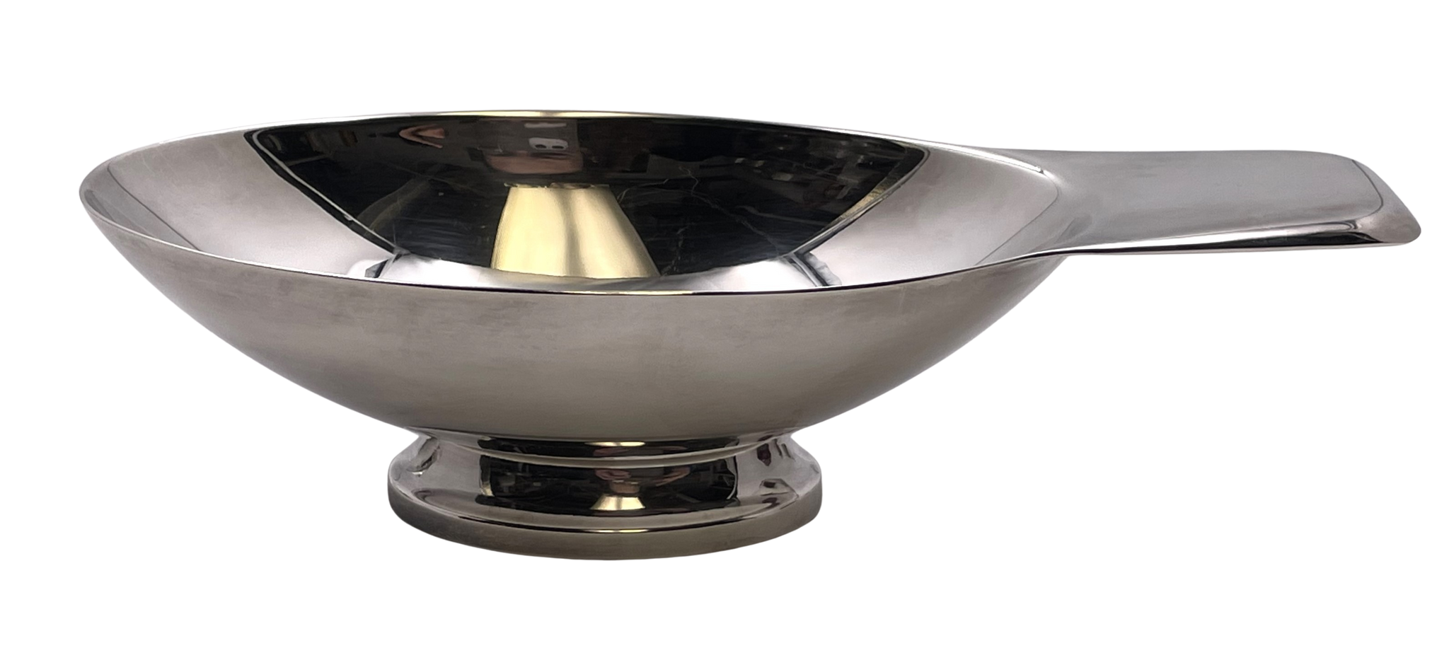 Christofle Silver Gravy Sauce Boat in Mid-Century Modern Style