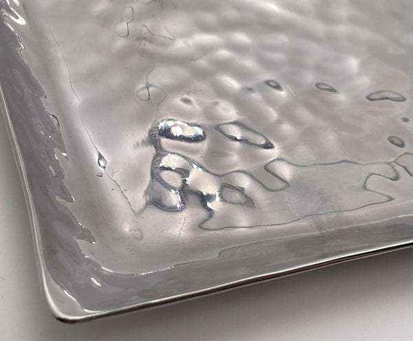 Simon Pearce Silver Platter