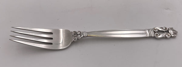 Georg Jensen 52-Piece Sterling Silver Flatware Set in Acorn Pattern