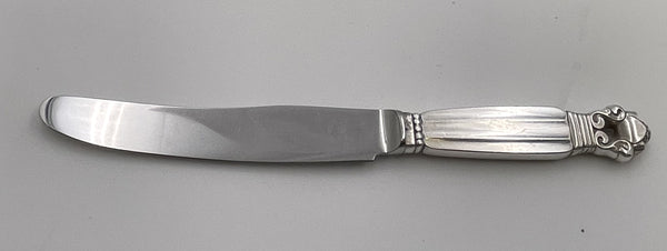 Georg Jensen 52-Piece Sterling Silver Flatware Set in Acorn Pattern