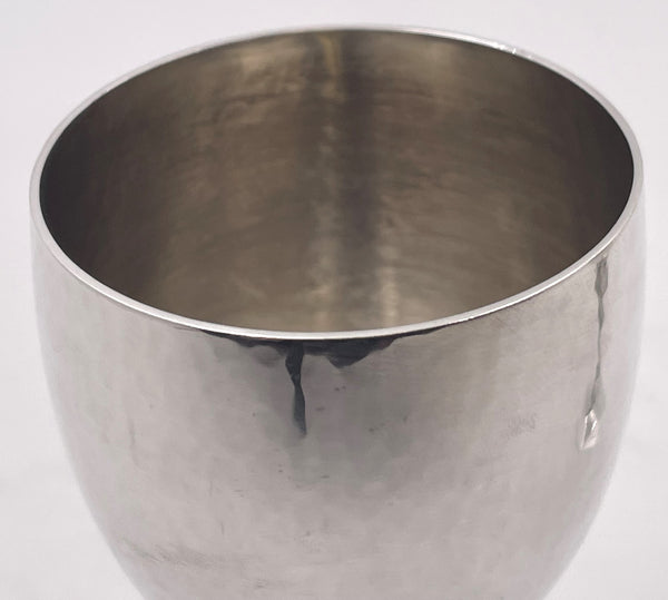 Pair of Georg Jensen Sterling Silver Goblets/ Kiddush Cups #532A