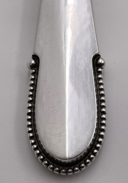 Georg Jensen Sterling Silver 48-Piece Beaded Flatware Set for 8