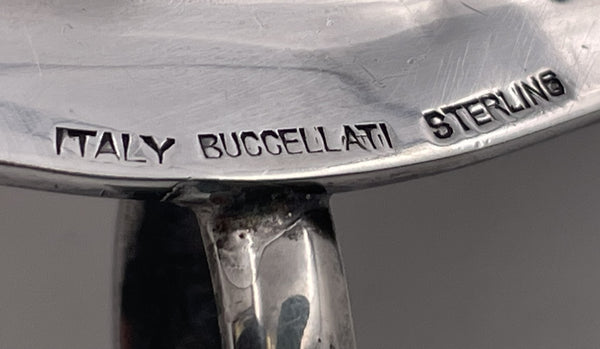 Buccellati Italian Sterling Silver Hammered Chamberstick