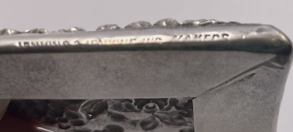 Jenkins & Jenkins Set of 4 Sterling Silver Repousse Blotter Corners