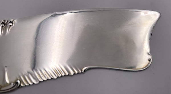 Gorham Durgin Sterling Silver Fish Slice Server in Watteau Pattern