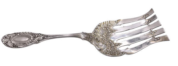 Durgin Sterling Silver Asparagus Fork in Old Colony Pattern