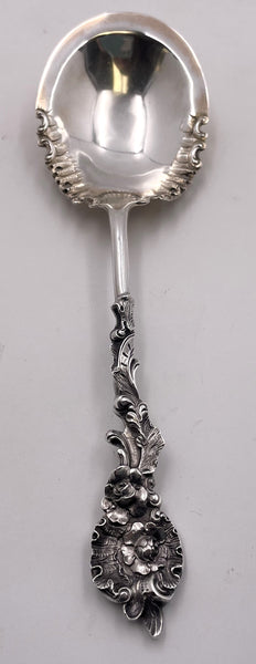 Myrick, Roller & Holbroock Sterling Silver Bon Bon Spoon from 1890s
