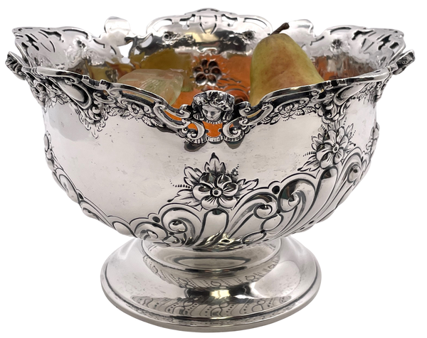 Charles Edwards Sterling Silver 1901 Centerpiece Bowl