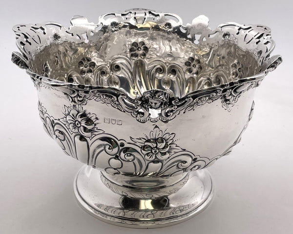 Charles Edwards Sterling Silver 1901 Centerpiece Bowl