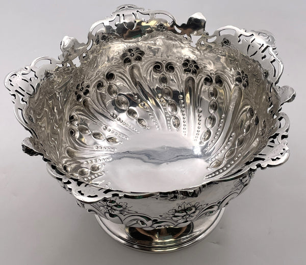 Charles Edwards Sterling Silver 1901 Centerpiece Bowl