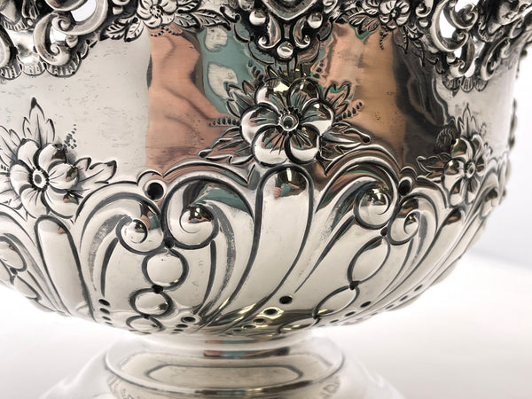 Charles Edwards Sterling Silver 1901 Centerpiece Bowl