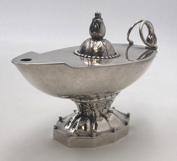 Georg Jensen Sterling Silver Cigar Lighter / Aladdin’s Lamp #12