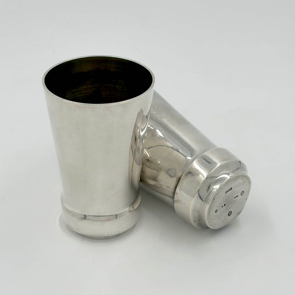 Pair of Danish Silver Vases from Early 20th Century