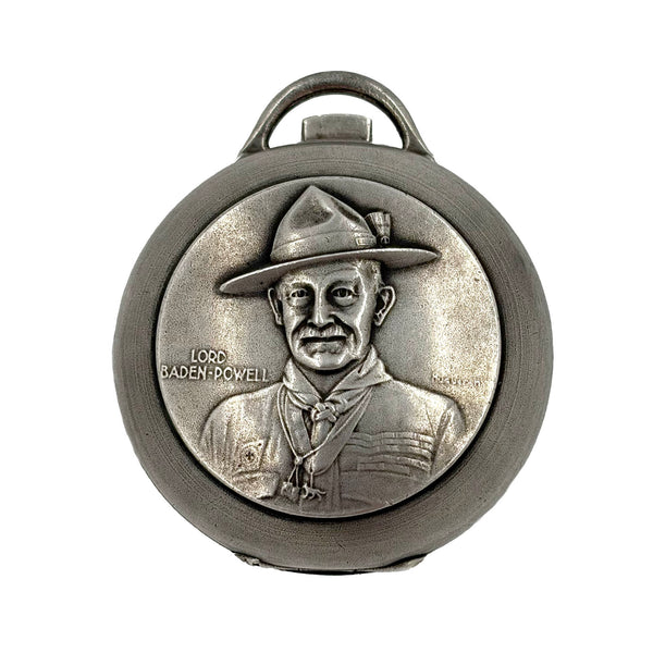Lord Baden-Powell Boy Scout Founder Be Prepared Silver Pocket Watch