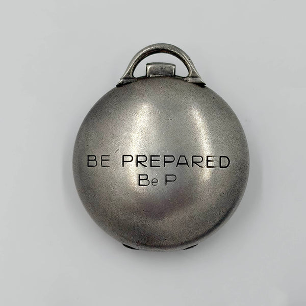 Lord Baden-Powell Boy Scout Founder Be Prepared Silver Pocket Watch