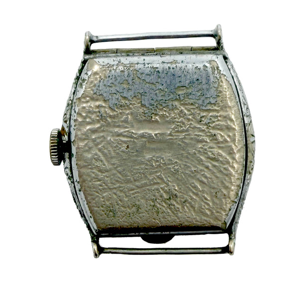 Lord Baden-Powell Boy Scout Founder Be Prepared Silver Swiss Watch