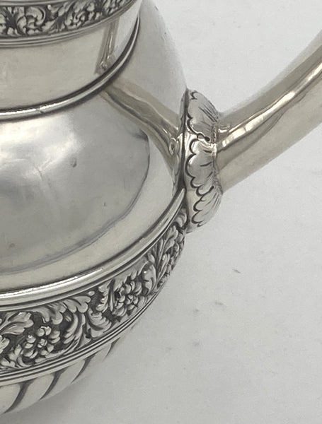 Tiffany & Co. Sterling Silver Pitcher in Rinceaux Pattern