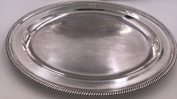 Pair of Robert Garrard I, English Sterling Silver Meat Platters or Trays, From 1803 (Georgian Era)