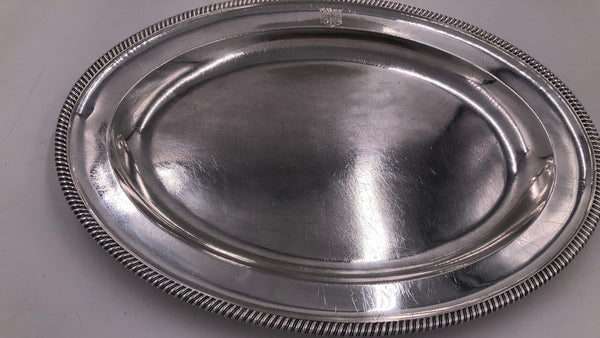 Pair of Robert Garrard I, English Sterling Silver Meat Platters or Trays, From 1803 (Georgian Era)