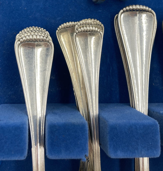 Buccellati Sterling Silver Flatware Set Milan Pattern