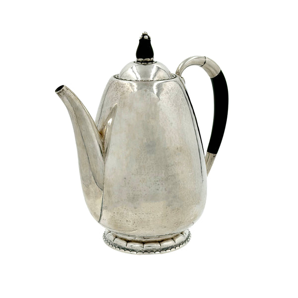 Georg Jensen Sterling Silver 3-Piece Coffee Set in Pattern #34